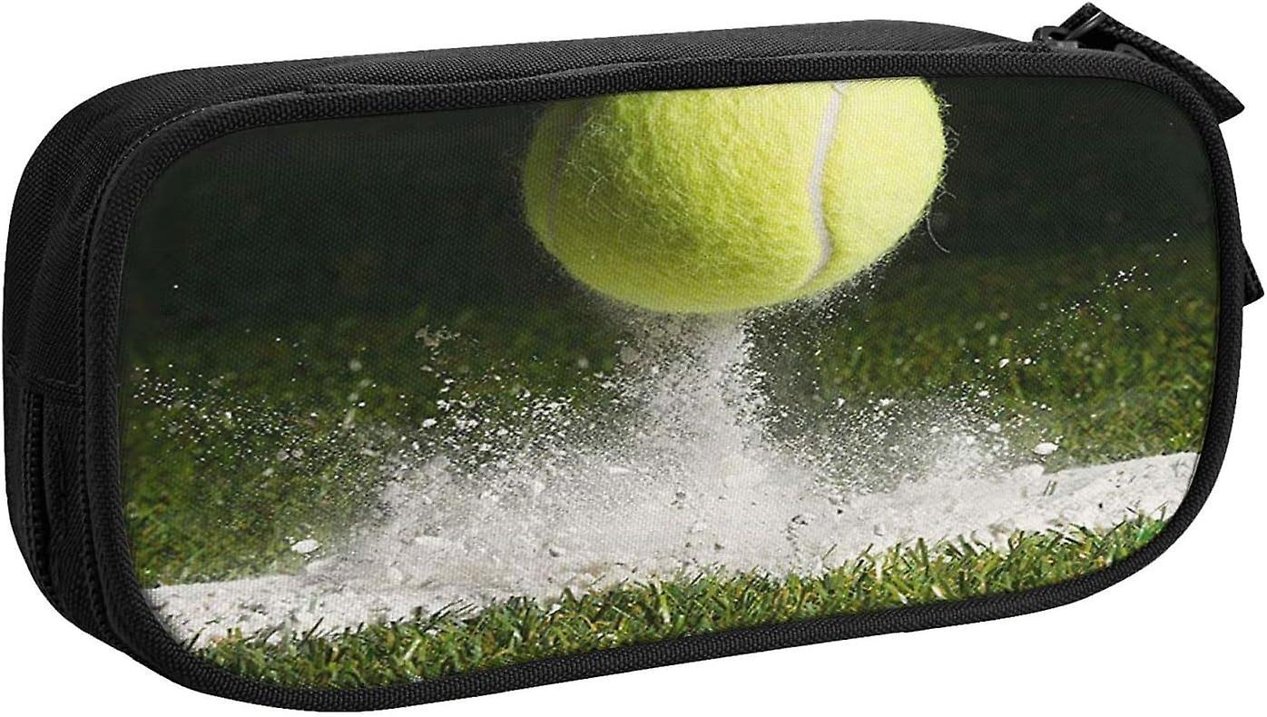 Kerota Pencil Case Tennis Grass Court Large Capacity Pencil Bag Pen Case Pouch Desk Organizer For Boys Girls Kids Childrens School Students Office ..