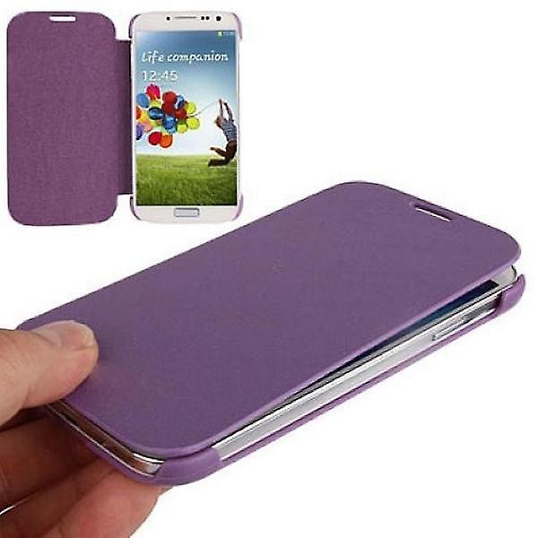 König Phone Case Protective Case (Flip Landscape) for Samsung Galaxy S4 GT I9500 / GT I9505 / LTE+ GT I9506 / Value Edition GT I9515 purple