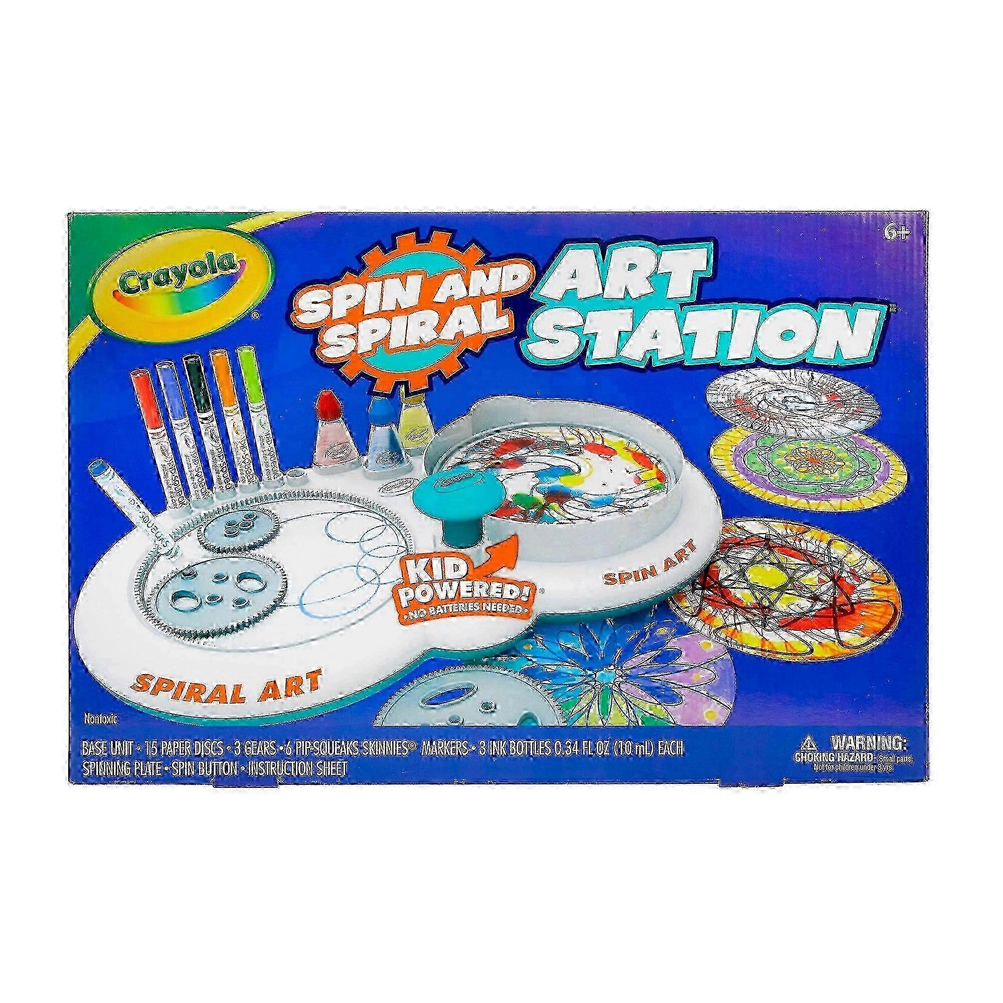 Crayola spin & spiral art station activity kit, 1 ea