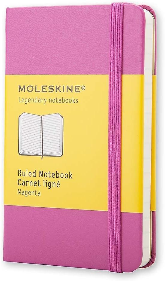 Moleskine Extra Small Dark Pink Ruled Notebook Hard