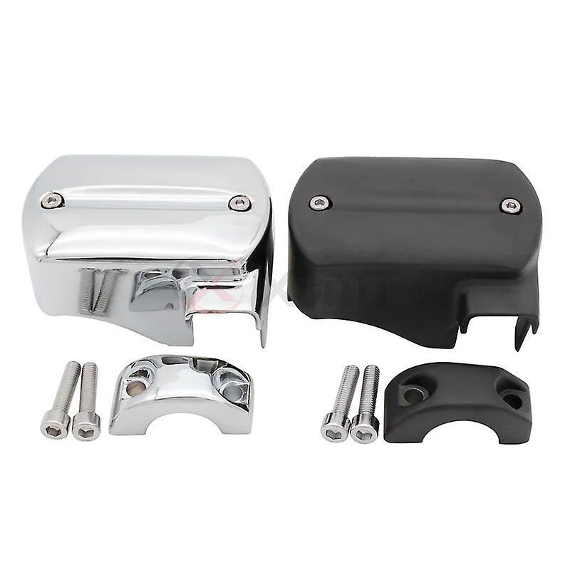 Scitoo Motorcycle Front Brake Master Cylinder Reservoir Cover Cap For For Yamaha Dragstar V-Star DS XVS 400 650 950 1100 1300 Chrome