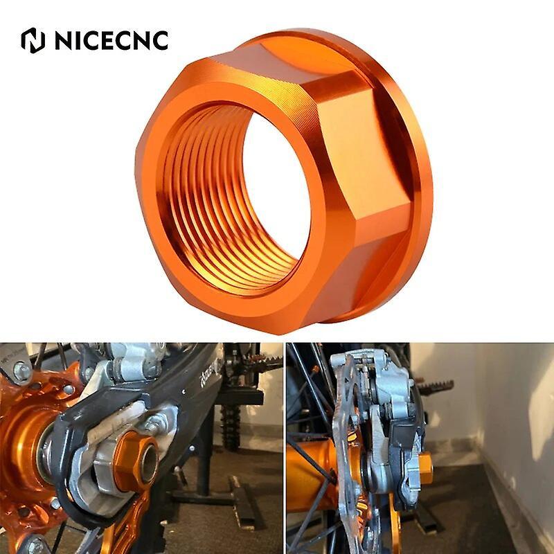 Scitoo M25 Rear Wheel Axle Nut Screw For KTM 690 Enduro 950 990 1050 1090 1190 Adventure 1290 Super Adventure R S T 1190 RC8 1190 RC8 R Orange