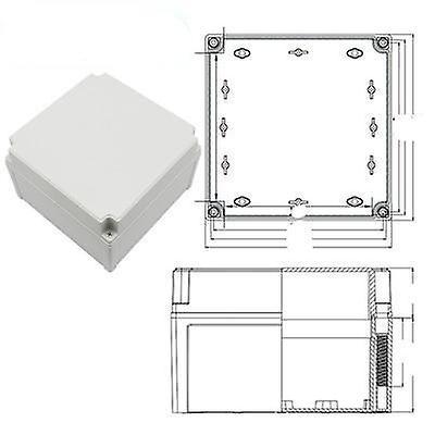 Slowmoose Ag Series Ip67 Waterproof Electrical Junction Box, Rohs Enclosure Case 200x200x130mm(LxWxH)