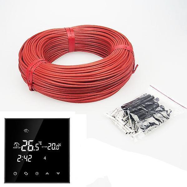 Slowmoose Red Silicone Rubber Far Infrared Warm - Carbon Fiber Heating Cable 100m HY03-4 WiFi