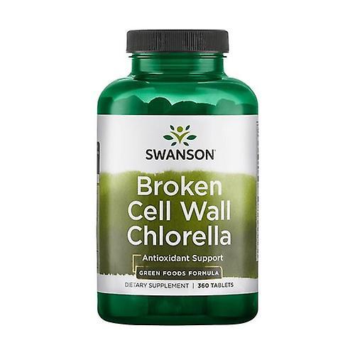 Swanson Broken Cell Wall Chlorella 360 Tablets