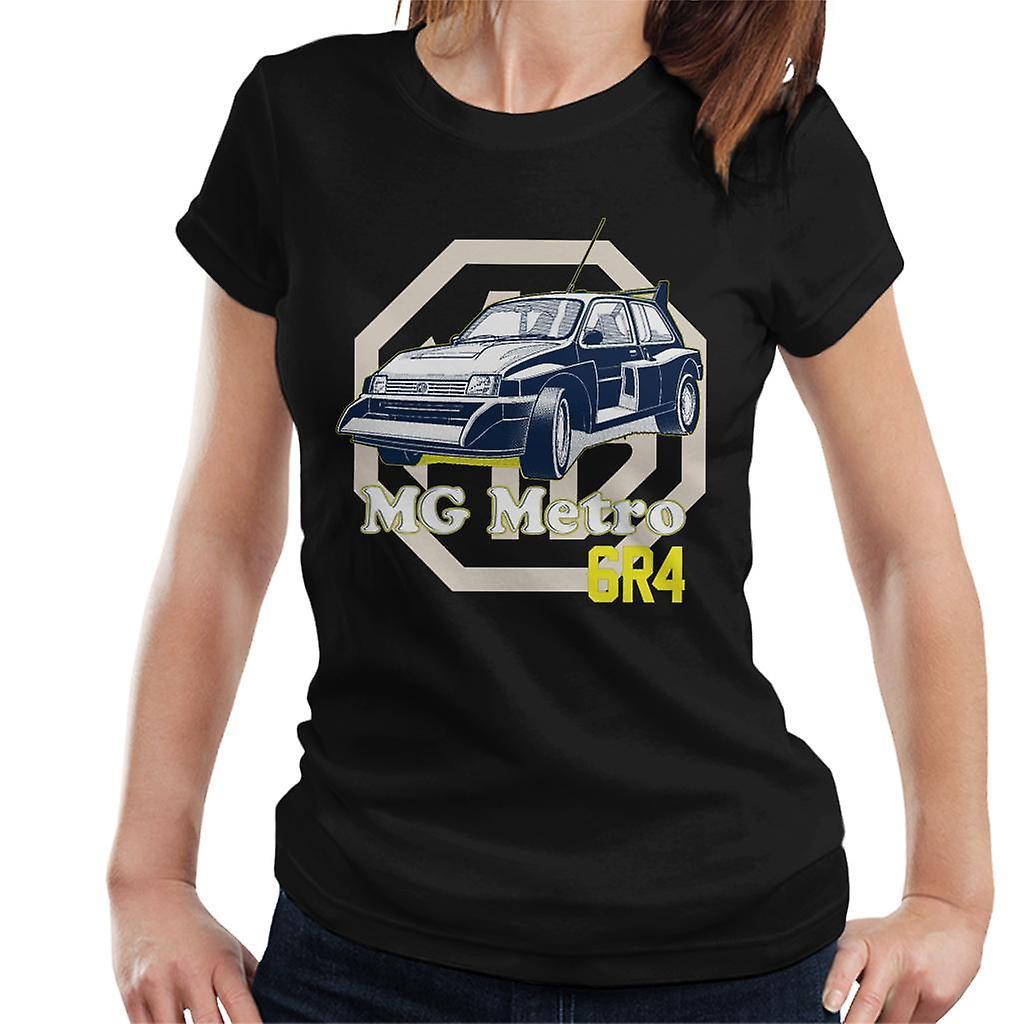 MG Metro 6R4 British Motor Heritage Women's T-Shirt Black Large