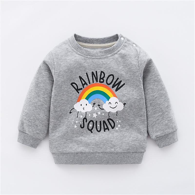 Slowmoose Cotton Suit Hoodie Top For Newborn / Grey 3T