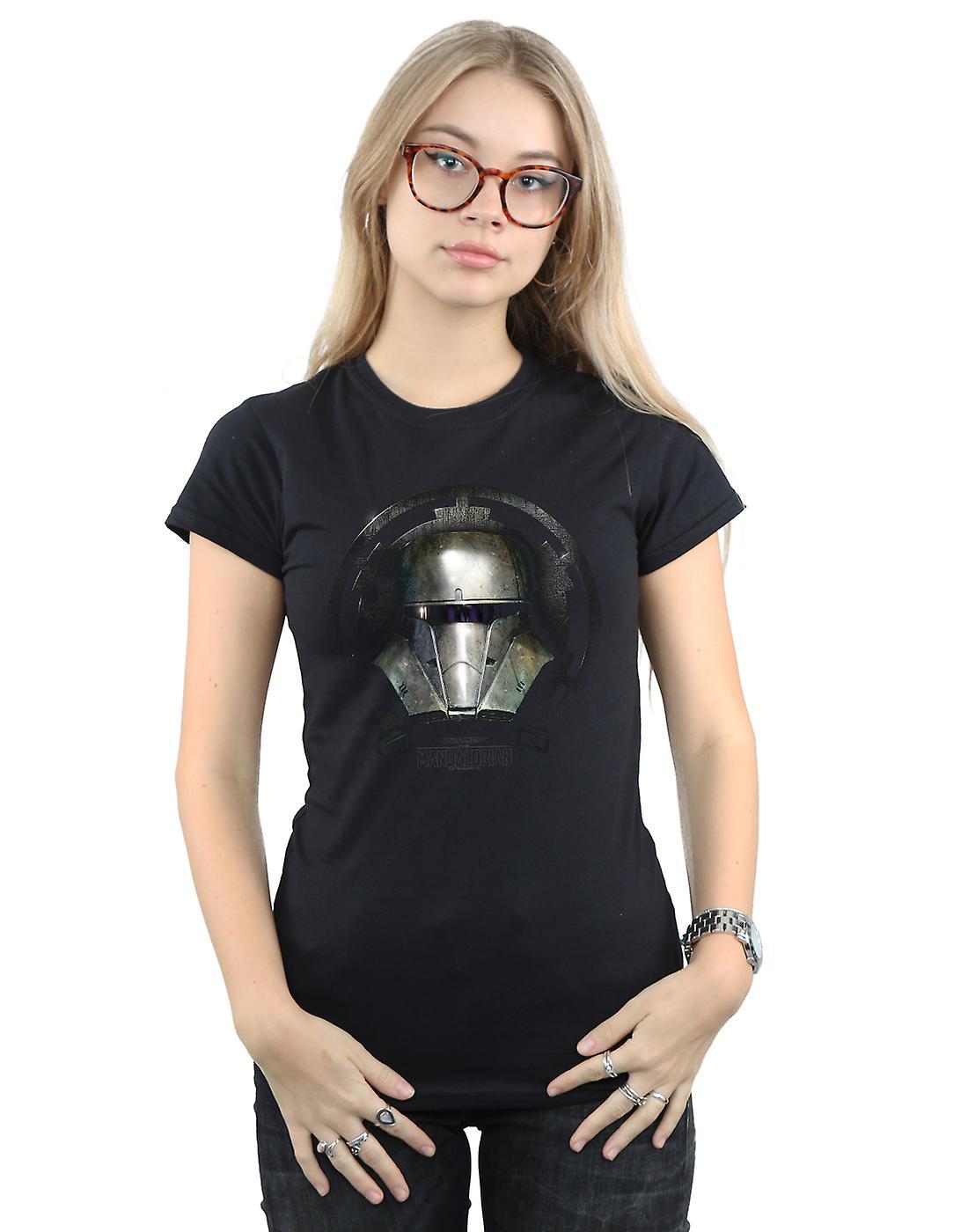 The Mandalorian Dark Helmet Cotton T-Shirt