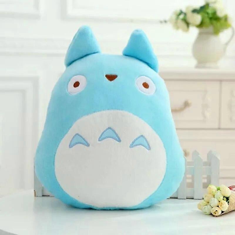 Redkid Kawaii Cute Totoro Plush Pillow Stuffed Kiki Totoro Toy Japanese Anime Figure Soft Doll Home Soft Decor Throw Pillow Cushion blue 40x28cm 30...