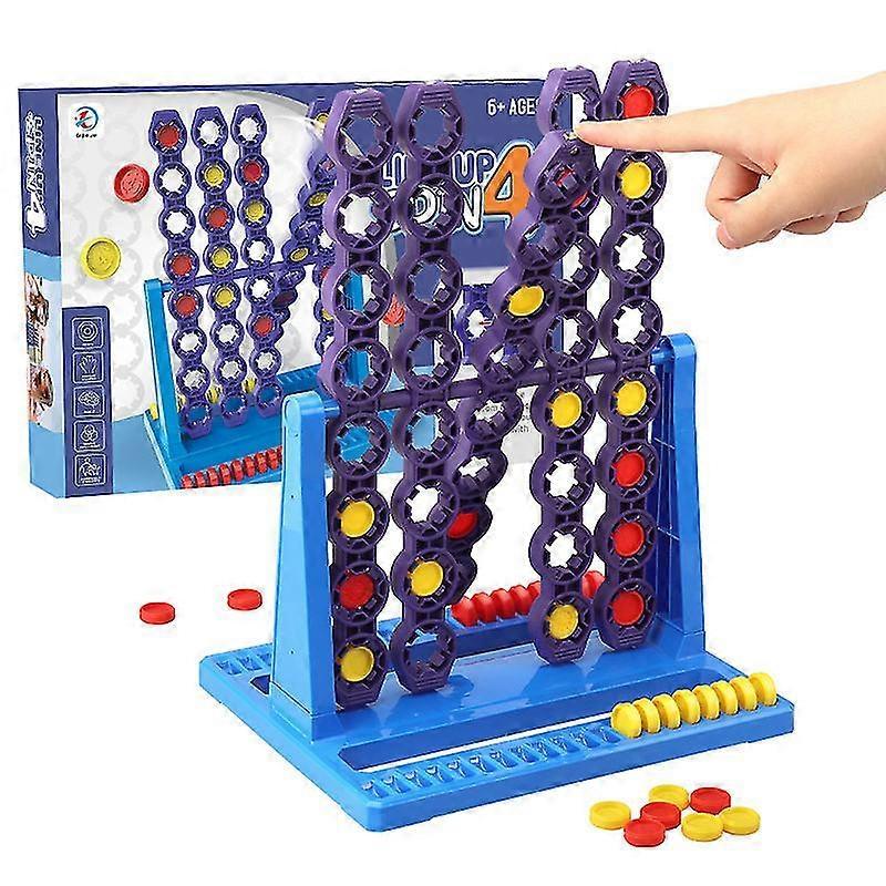 SML Connect 4 Spin Game, Classic Spinning Connect 4 Grid Game, 2 Player Board Games For Family And Kids, Strategy Board Games