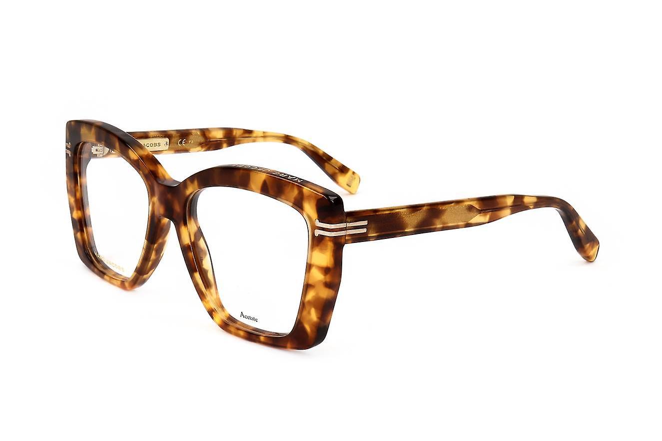 Eyewear Frames Marc Jacobs Runway MJ 1064 HJV HAVANA YELLOW 52/17/ WOMAN Brown 52 mm