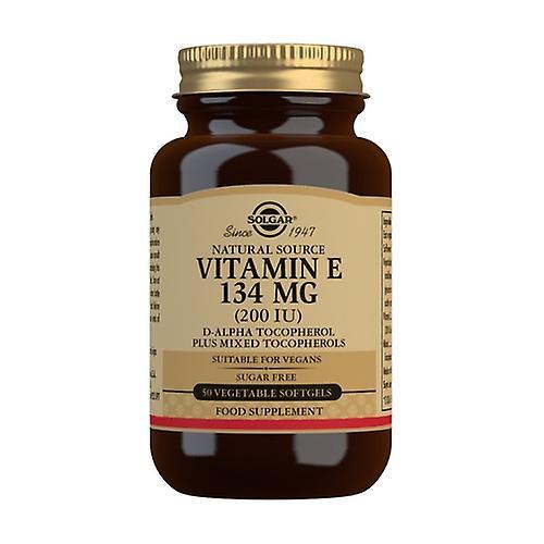 Solgar Vitamin E 200IU 134mg 50 vegetable capsules of 134mg