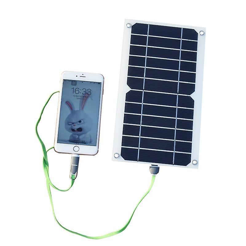 Slowmoose Solar Panel, Semi Flexible Cell Usb Output Charger With Voltage Regulator USB regulator box 6v