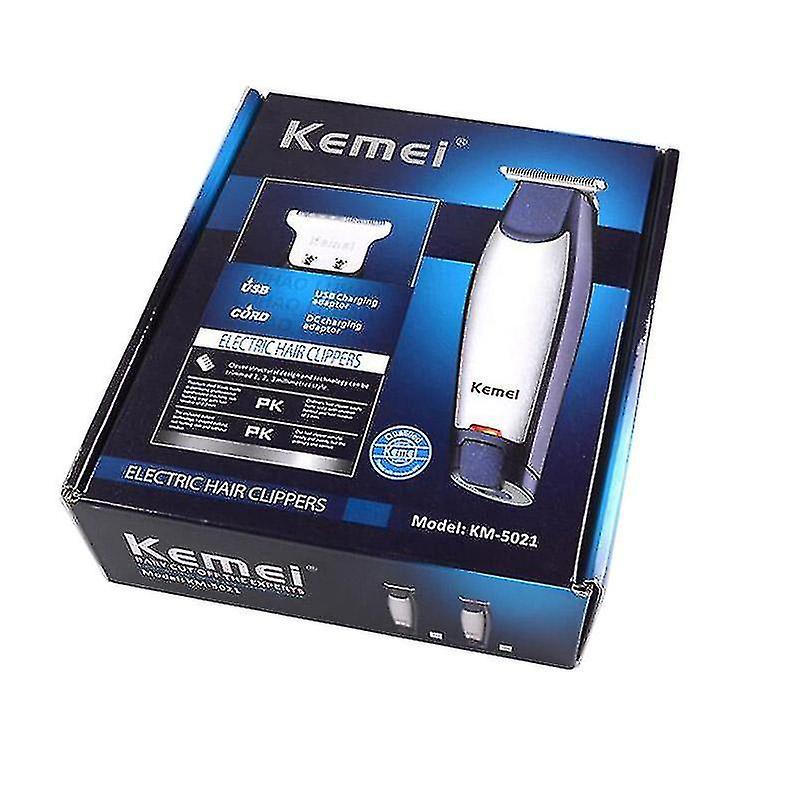 Whbyv Kemei Km-5021 Professional 3 In 1 Hair Clipper Shaver Razor Usb Or Ac Rechargeable Baldhead Hair Trimmer