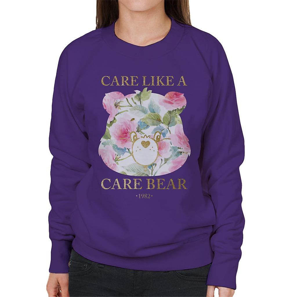 Care Bears Care Like A Care Bear Women's Sweatshirt Purple XX-Large