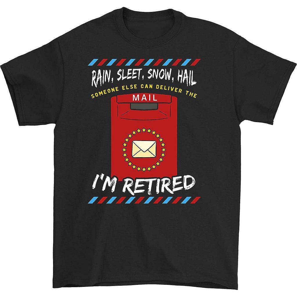 HISHARK Retired Postal Worker T T-shirt Black M