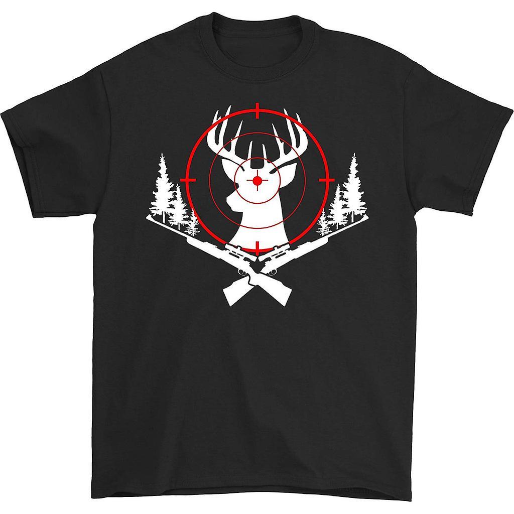 HISHARK Deer hunting t-shirt Black L