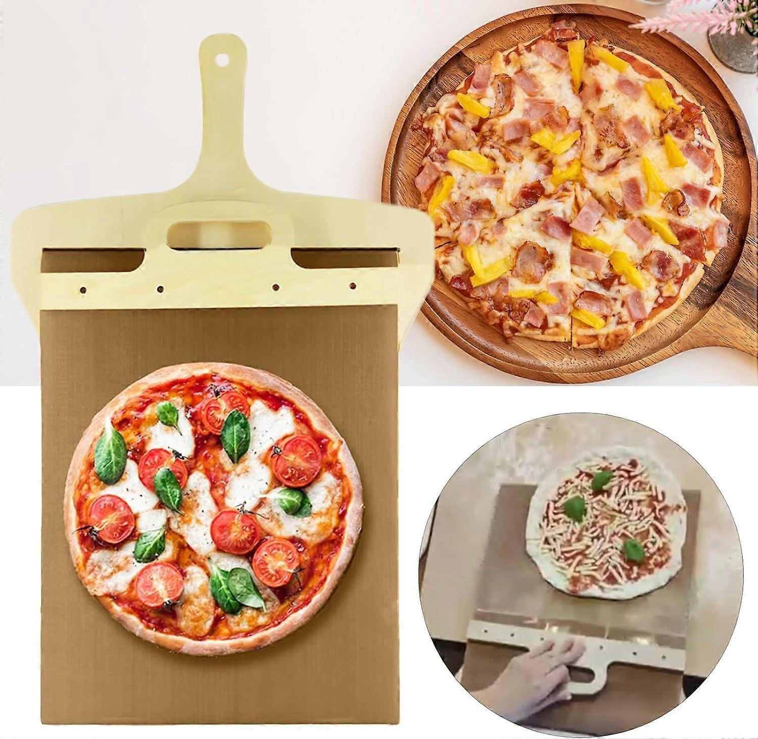 Unbrand Sliding Pizza Peel, Pizza Peel Shovel With Handle, Pala Pizza Scorrevole, Non-stick Pizza Spatula Paddle For Transfers Pizza Perfectly S - ..