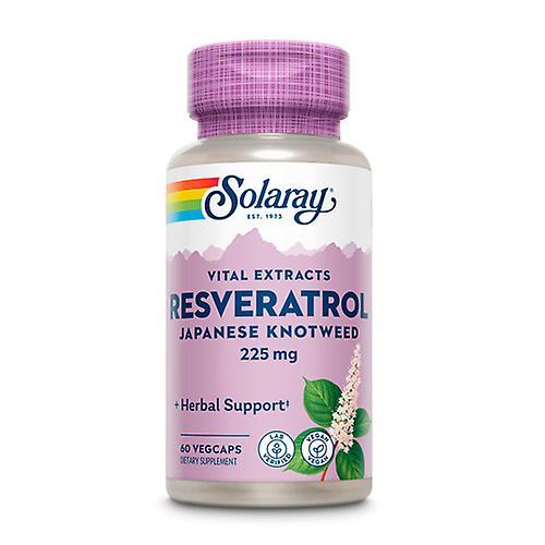 Solaray Triple Strength Resveratrol, 60 Caps (Pack of 1)