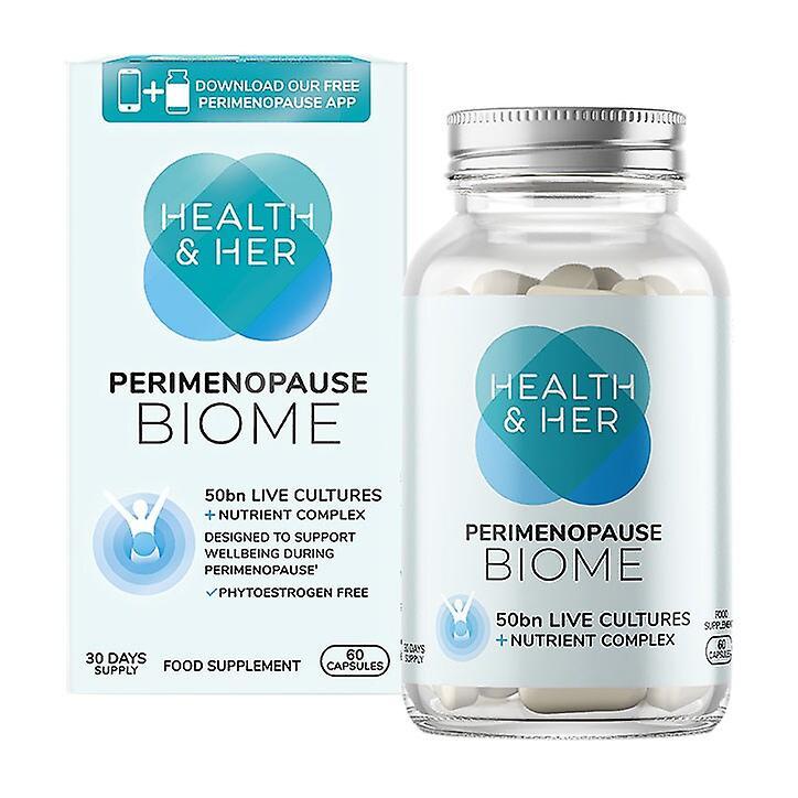 Health & Her Perimenopause Biome Food Supplement 60 Capsules