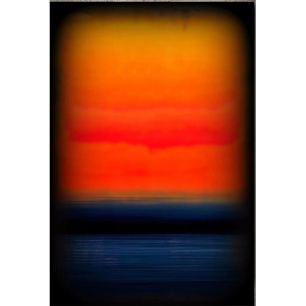 Ninesun Mark Rothko-high Level Minimalism Canvas Poster Prints Painting, Blue And Black Art Replica, Photo, Living Room, Home Decoration RT363 80X1...