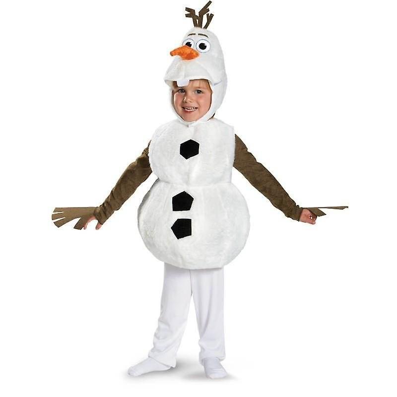 Baiyis Olaf Cosplay Little Snowman Costume For Kids Christmas Carnival Party Costume L