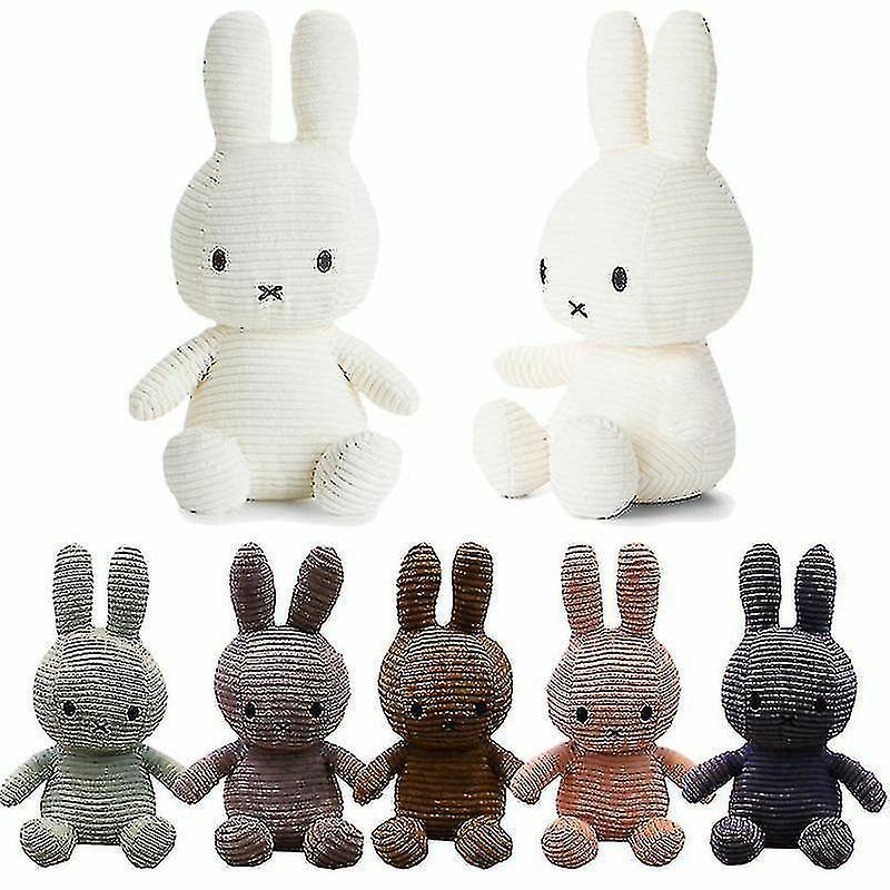 Mlsilm Miffy-doll Toy Children Cushion Cute Stuffed Rabbit Doll Easter Gift White 35cm 13.7in