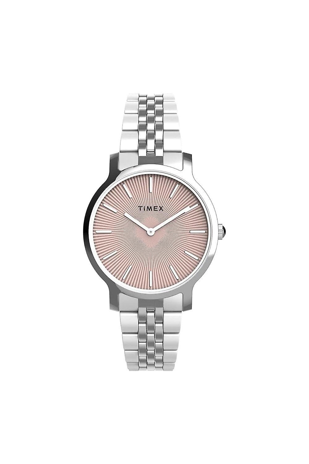 Adults Timex Ladies Transcend Stainless Steel Bracelet Watch TW2V77400