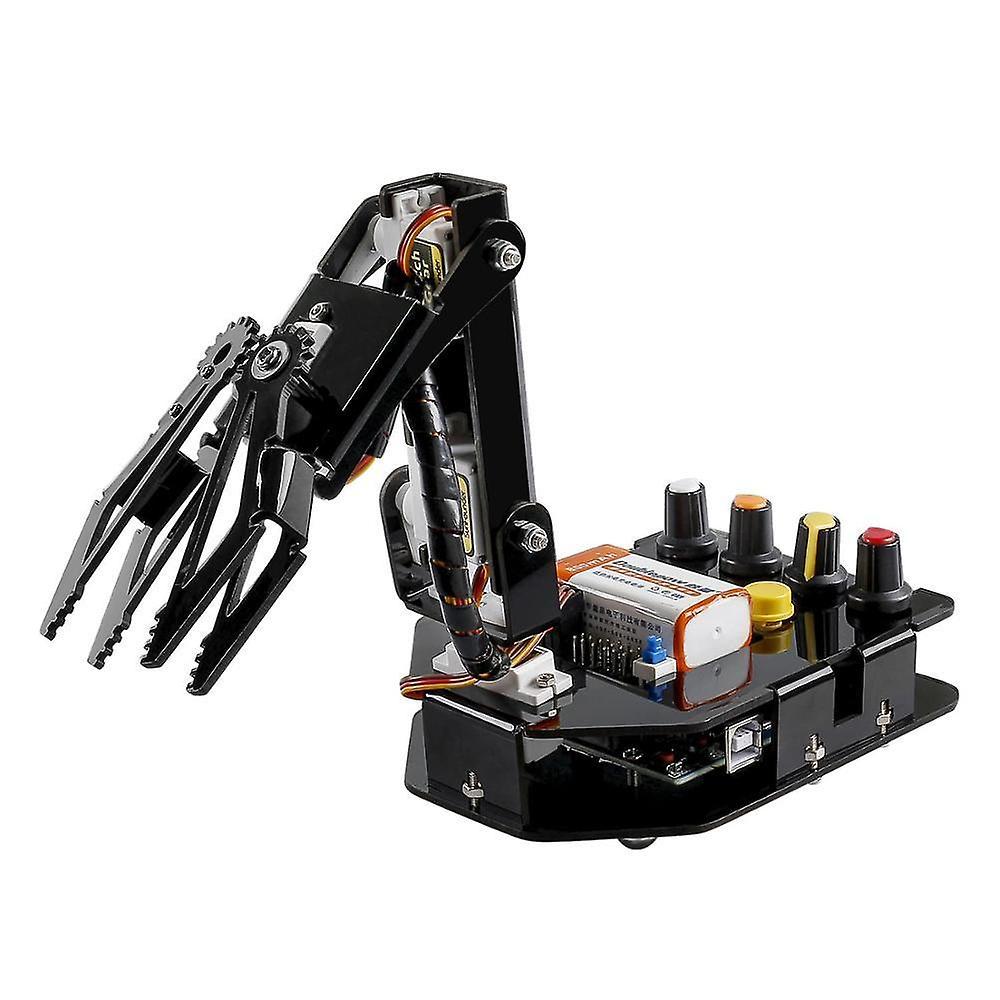 Slowmoose Rc Programmable Robot Elctronic Robotic Arm Kit 4-axis Servo Control Rollarm