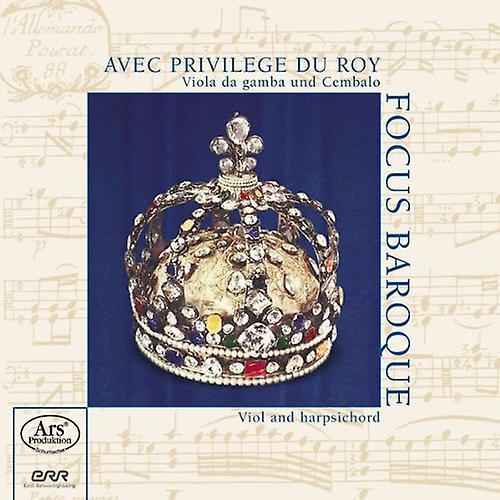 Ars Produktion Marais / Heudelinne / Couperin / Focus Baroque - Avec Privilege Du Roy  [COMPACT DISCS] USA import