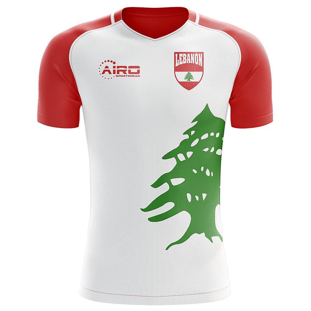 Airo Sportswear 2023-2024 Lebanon Home Concept Football Shirt - Little Boys White XLB 7-8yrs (122-128cm)