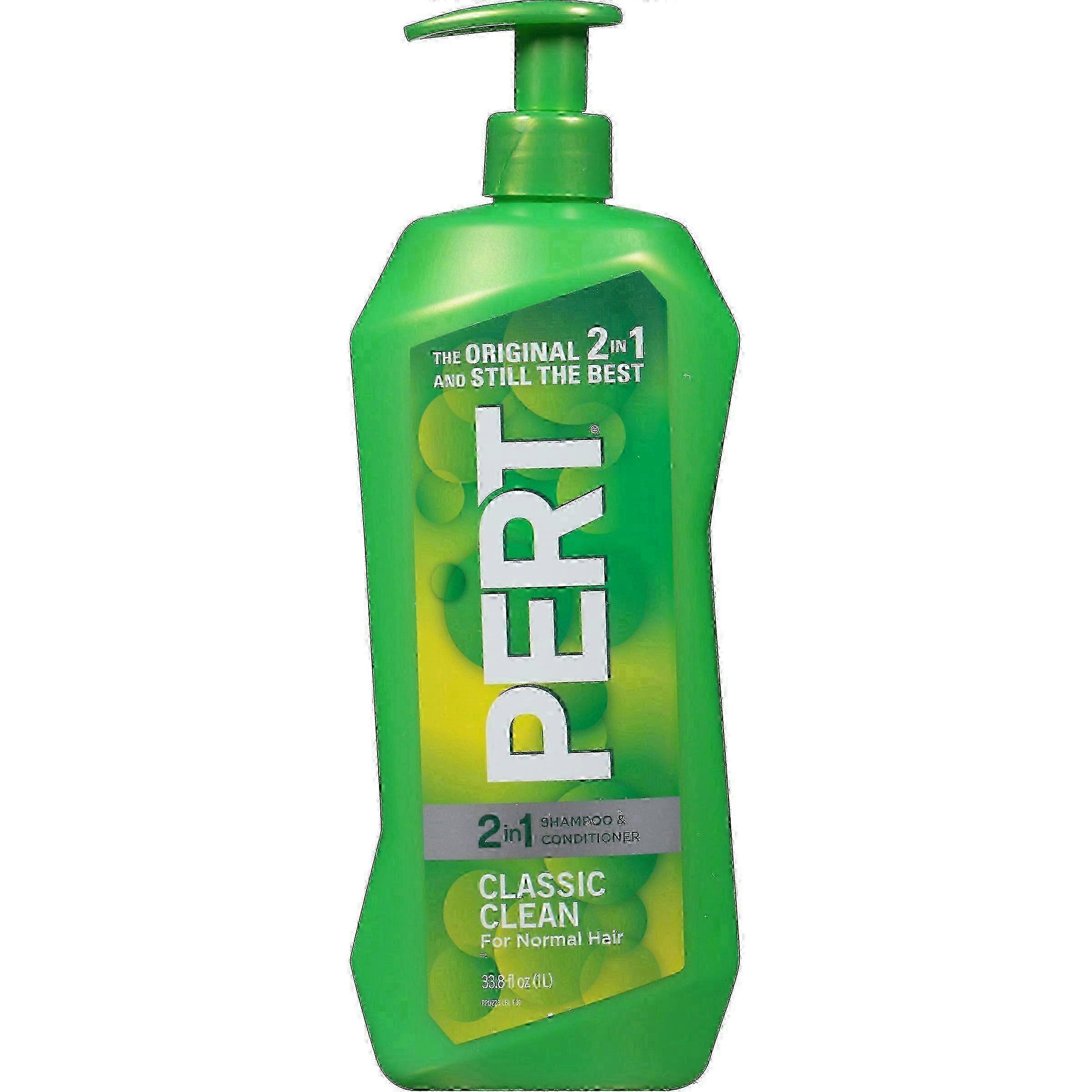 Pert 2-in-1 shampoo & conditioner, classic clean, 33.8 oz