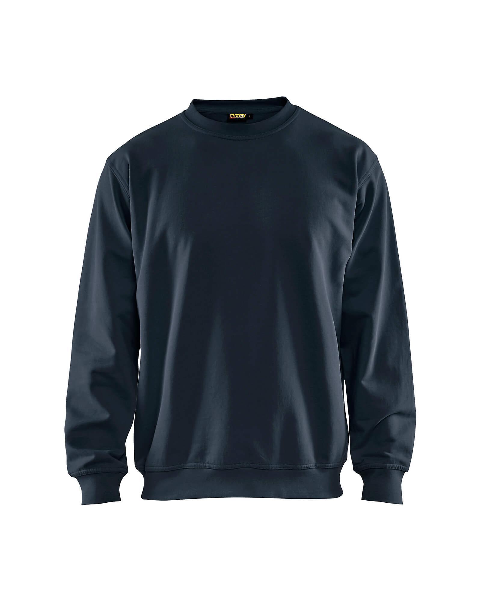 Blaklader 3340 round-neck cotton sweatshirt - mens (33401158) Dark navy blue Xxxl