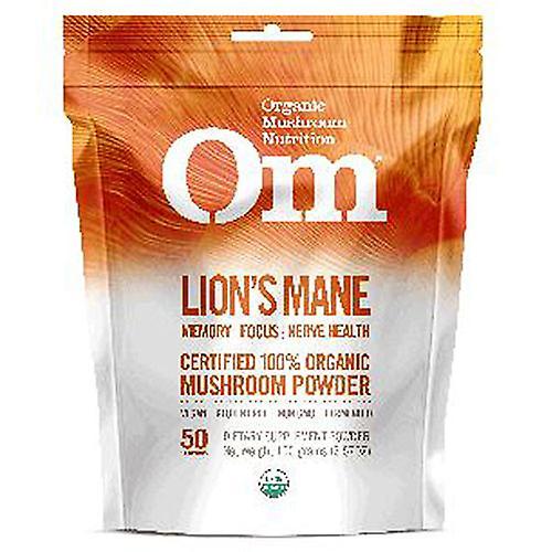 Om Mushrooms Organic Lion's Mane Mushroom Powder, 3.57 Oz (Pack of 1)