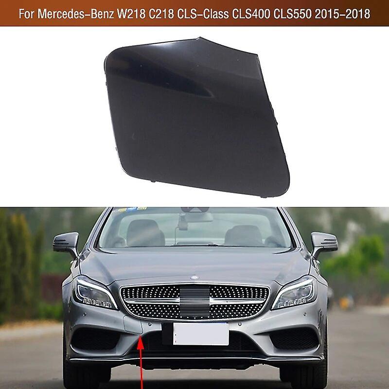 Bicaco For Mercedes-benz W218 C218 Cls-class Cls400 Cls550 2015-2018 Front Bumper Tow Hook Cover Lid Trailer Hauling Eye Cap Unpainted 1pc unpainted