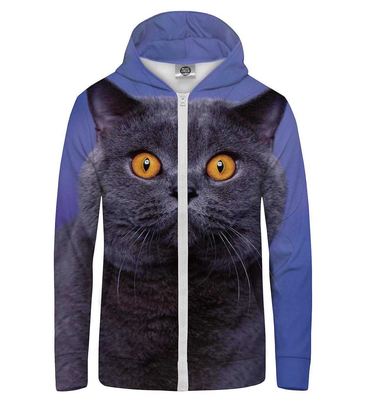 Mr Gugu & Miss Go Mr. GUGU & Miss GO British cat hoodie purple XS