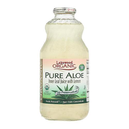 Lakewood Organic Organic Pure Aloe Juice, 32 Oz (Pack of 1)