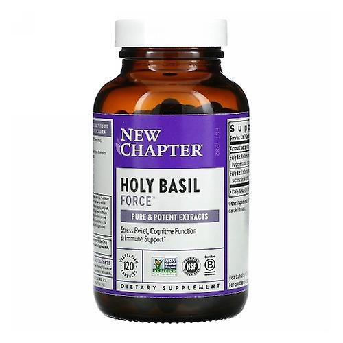 New Chapter Holy Basil Force, 120 Veg Caps (Pack of 1)