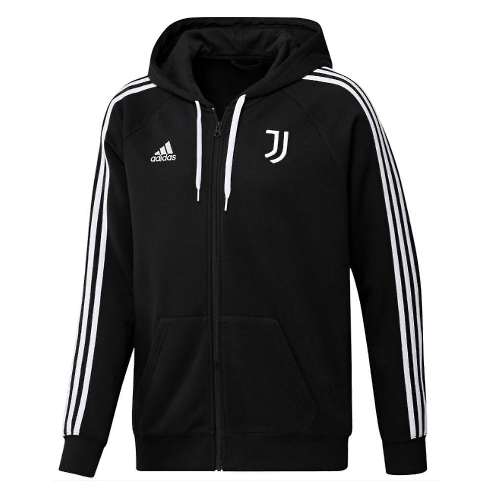 Adidas 2022-2023 Juventus DNA Full Zip Hoody (Black) XL 44-46 inch Chest