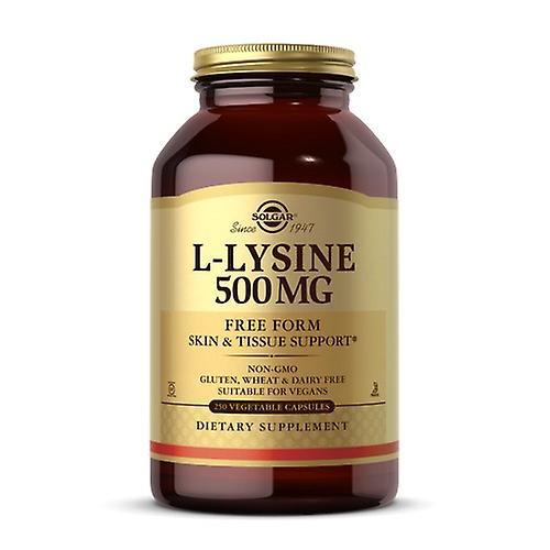 Solgar L-Lysine, 500 mg, 250 Veg Caps (Pack of 1)