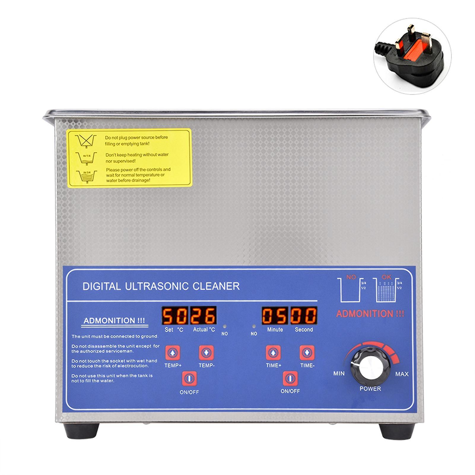 Digital Ultrasonic Cleaner Industrial Ultrasonic Cleaner 3L Capacity 40KHz Frequency Temperature Adjustable