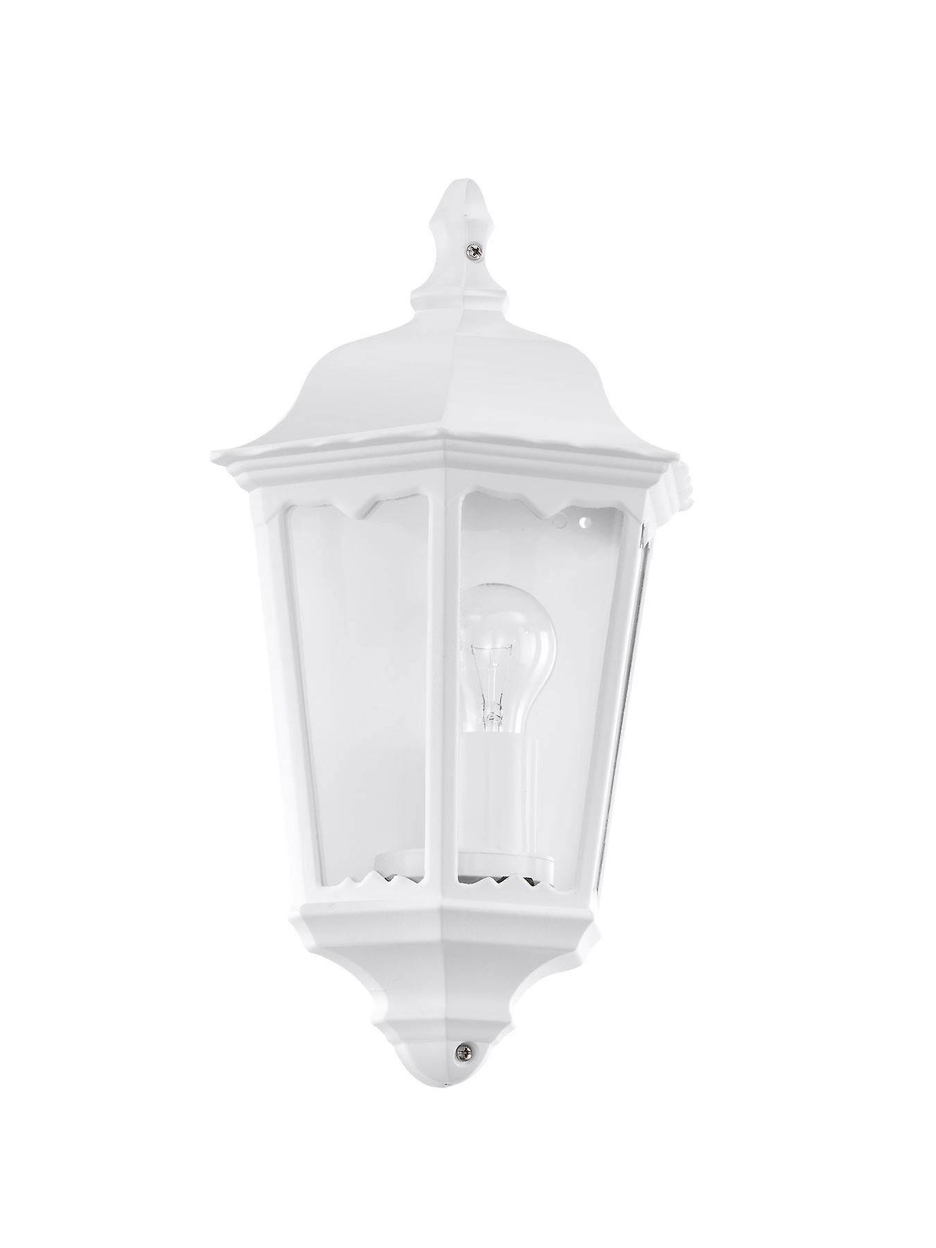 Eglo Lighting Navedo 1 Light Outdoor Wall Lantern White IP44, E27