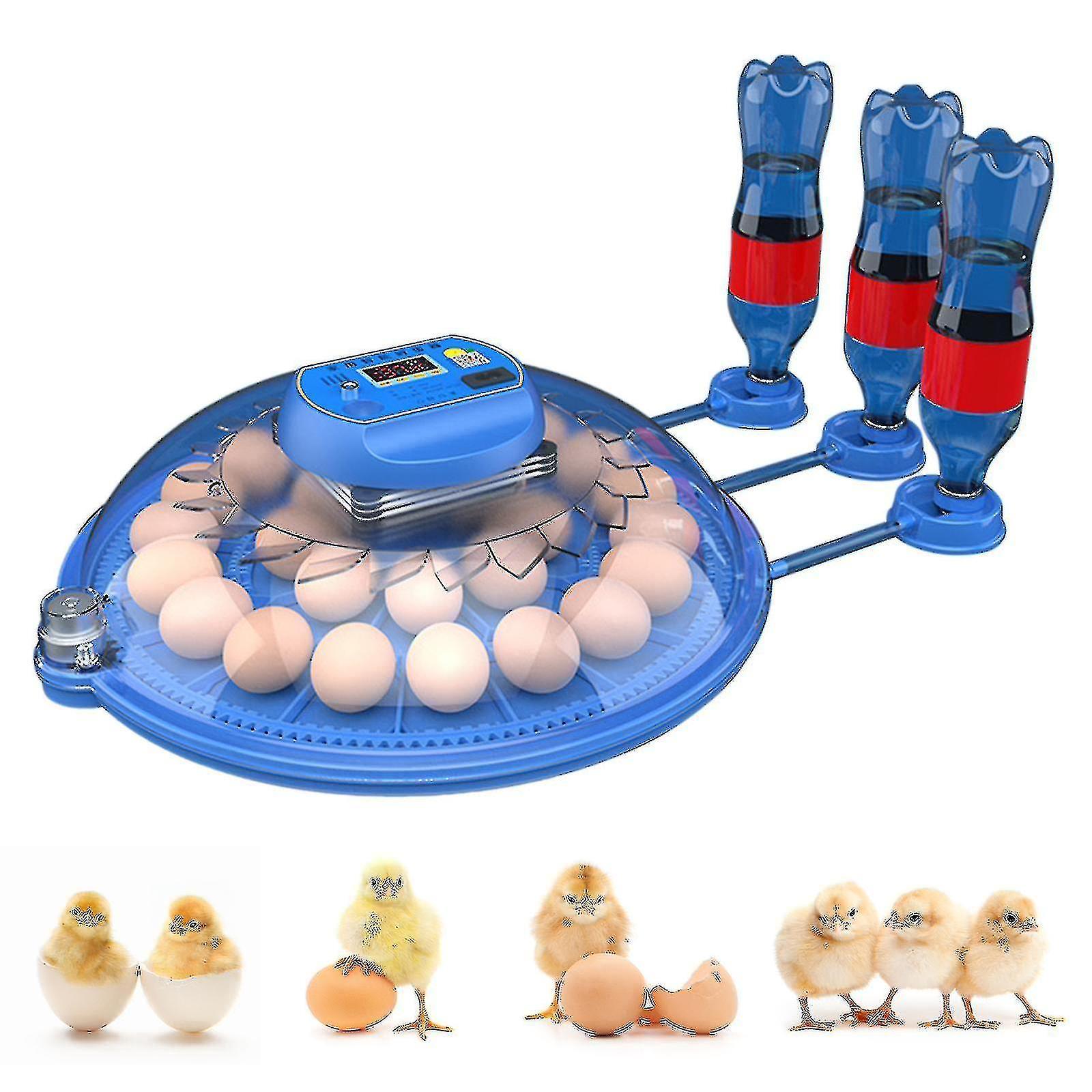 Egg Incubator Eggs Incubator For Hatching Eggs With Double Egg Trays, Automatic Egg Turning And Water Adding, Egg Candler, Farm Poultry Egg Incubat...