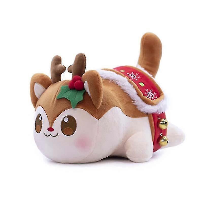 Yuheng Aphmau Meows Cat Plush Toy - Soft Meemeow Stuffed Donut Cat, Kawaii French Fry And Cheeseburger Food Plush Doll - Perfect Christmas Gift Rei...