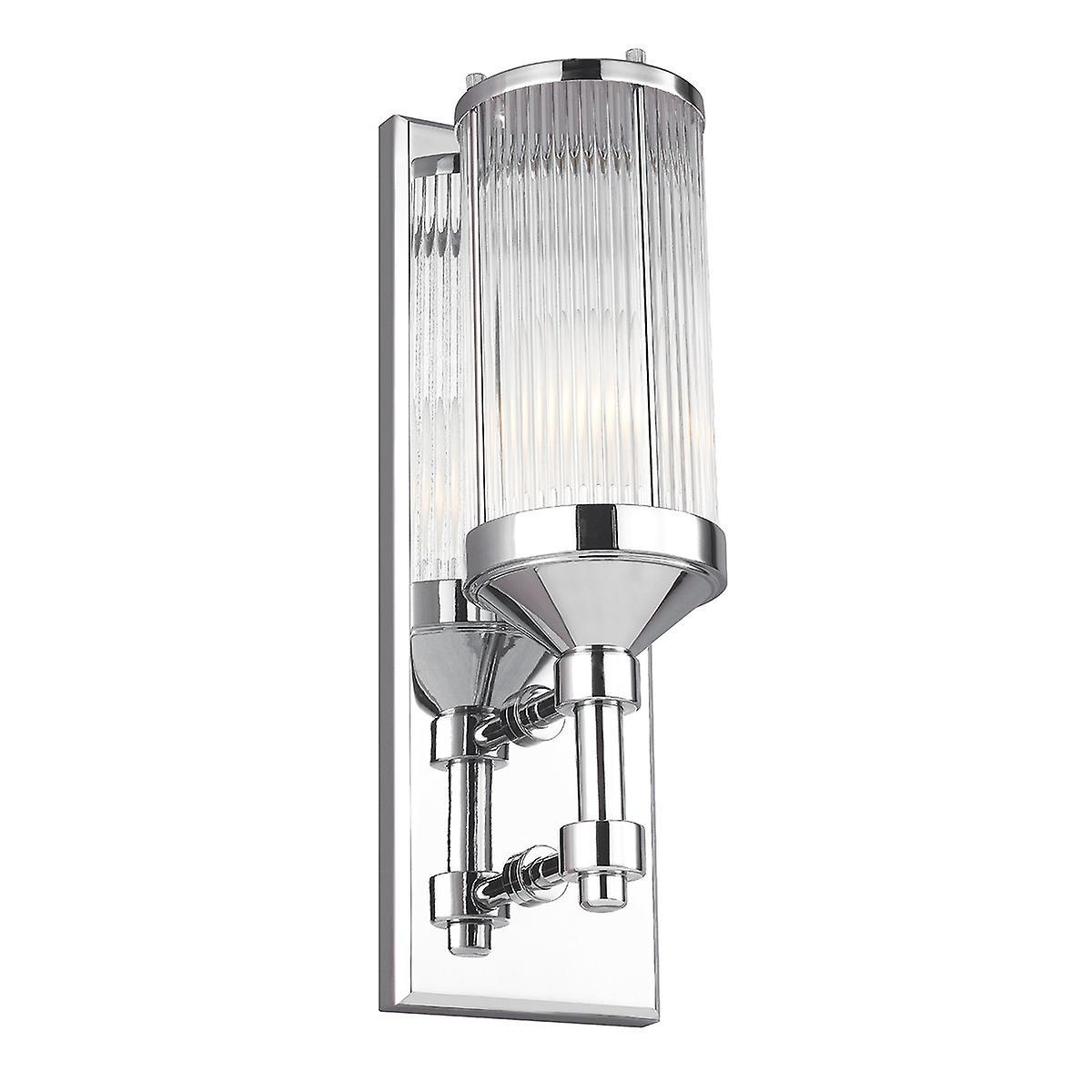 Paulson 1 Light Indoor Wall Light Chrome IP44 G9