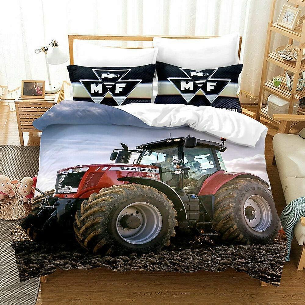 Kerota Tractor bedding set D / pieces with duvet cover and pillowcase (C) 135*200 CM Single135x200cm