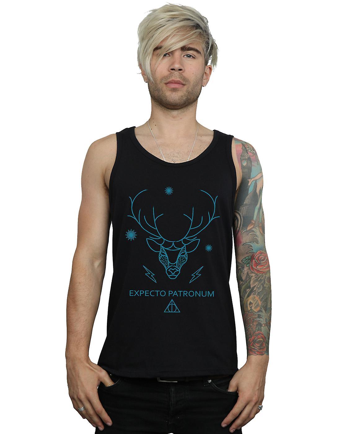 Absolute Cult Harry Potter Men's Expecto Patronum Vest Black X-Large