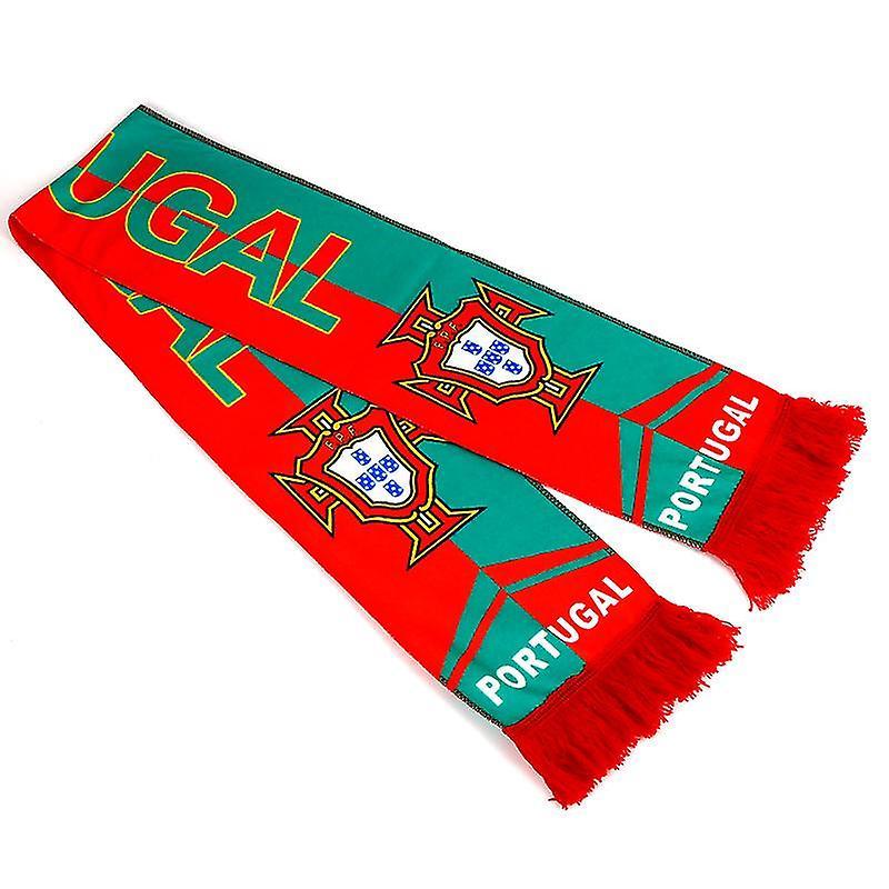 Snngv 2022 Qatar World Cup Portugal National Team Soccer Cheering Scarf Jewelry