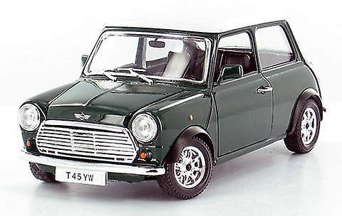 Mini Cooper Diecast Model 1:24 scale Dark Green Bburago 13cm / 5.1in long