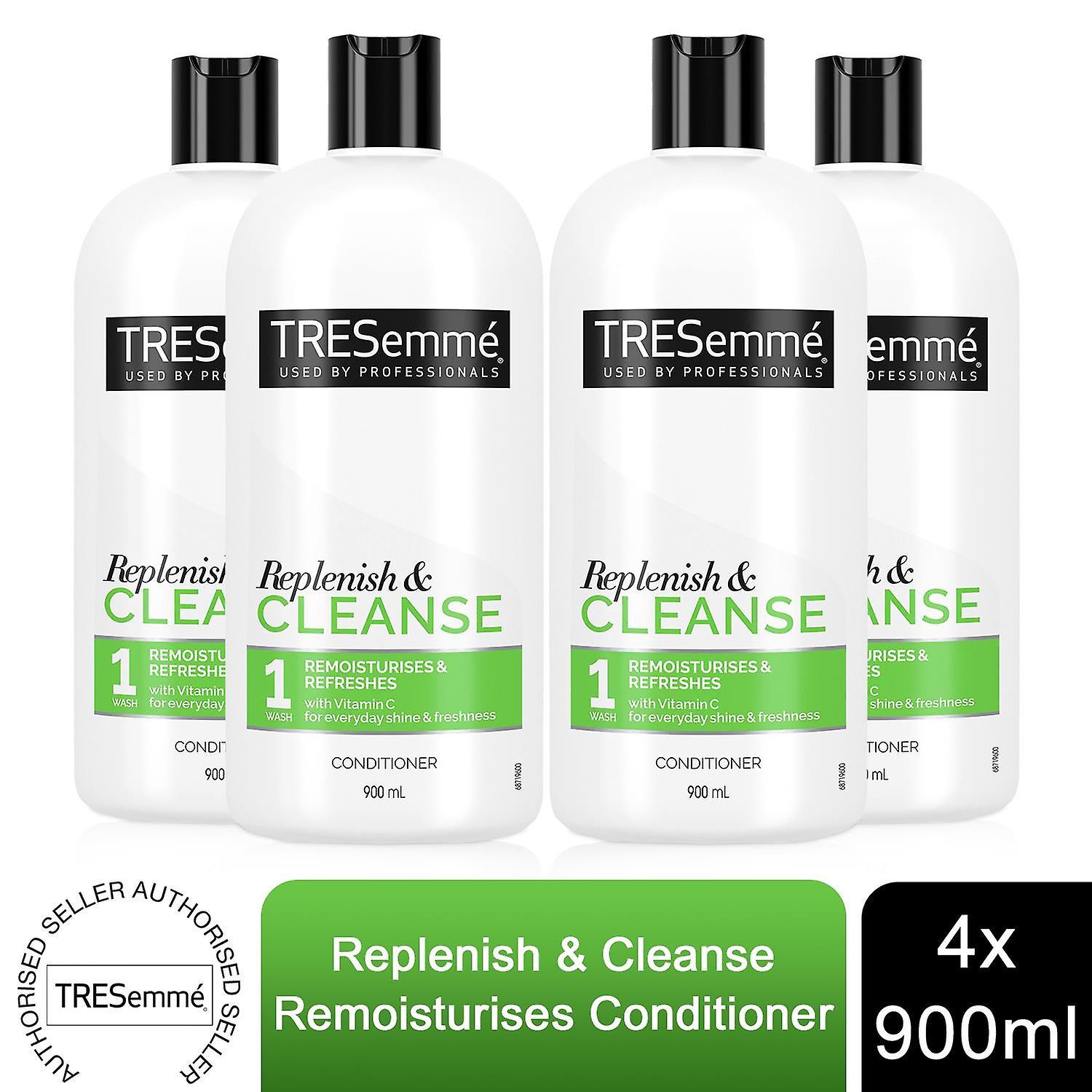 TRESemme Cleanse & Replenish Remoisturising Conditioner - Pack of 4, 900ml